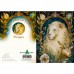 DUTCH LADY DESIGNS GREETING CARD White Lion